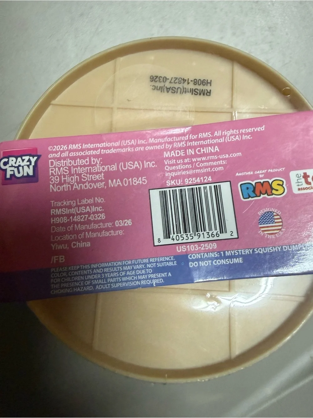 NEW RMS The Original Mystery Dumpling - Pink Purple Holographic Edition